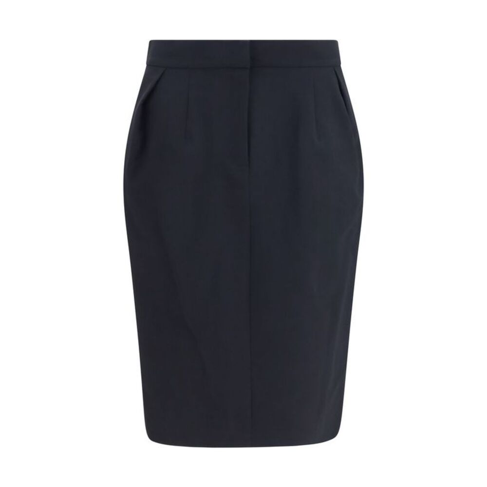 Magda Butrym Black Cotton Midi Women's Skirt